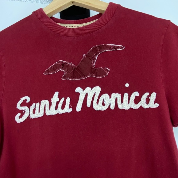 Women's Hollister Santa Monica California T-shirt Size XS, 019 - Picture 2 of 6